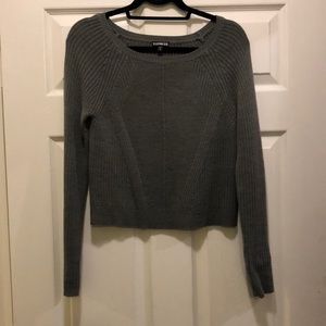 Express sweater crop top